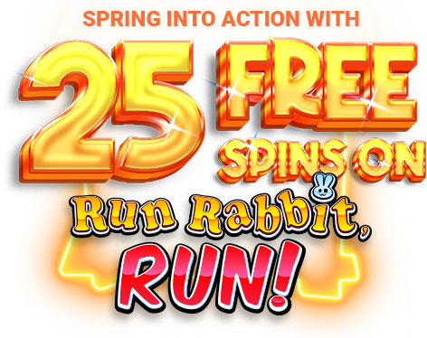 Crazy Winners 25 Free Spins on Run Rabbit, Run